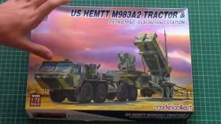 Modelcollect 172 HEMTT M983A2 amp Patriotpac3 UA72080 Review [upl. by Dnalel377]