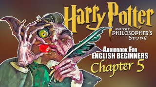 ⚡quotHARRY POTTER  Chapter 5 BOOK 1 🎧Audiobook🎧 in English for Beginners📚✨ [upl. by Anitsrihc]