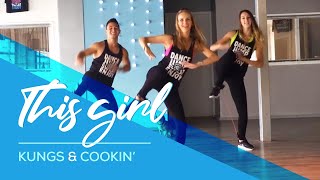 Kungs vs Cookinquot  This Girl  Fitness HipNThigh Excercise  Dance [upl. by Ynaffital]