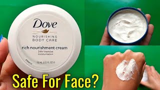 Dove Nourishing Body Care Rich Nourishment Cream Review [upl. by Furr60]