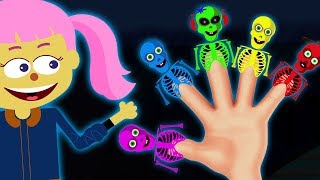 Johny Johny Skeleton Where are you Halloween Finger Family Song With Funny Skeletons for Kids [upl. by Dianuj529]