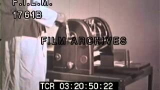 Mimeograph Machine stock footage  archival footage [upl. by Infeld569]