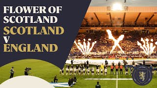 INCREDIBLE Flower Of Scotland  Scottish National Anthem  Scotland v England [upl. by Mani758]