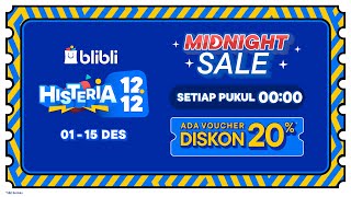 Promo Histeria 1212 Tengah Malem Belanja Histerissssss [upl. by Mcgregor]