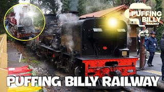 Puffing Billy Railway  Australias Most Famous Steam Train 13th June 2024 [upl. by Osmo748]