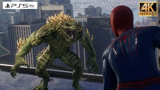 The Amazing SpiderMan Vs The Lizard  Marvel’s SpiderMan 2 PS5 Pro Gameplay 4K Pro Performance [upl. by Allicirp]