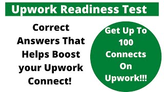 Correct Answers For Upwork Readiness Test That Will Help Boost Your Profile [upl. by Elisa]