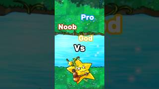 PVZ Fusion Starfish Swordplay  Noob vs Pro vs God Zombie pvz plantsvszombies shorts [upl. by Ajile]