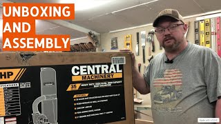 Harbor Freight Dust Collector Unboxing amp Assembly [upl. by Cross]