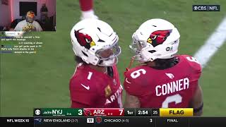 JuJuReacts To New York Jets vs Arizona Cardinals  2024 Full Game Highlights [upl. by Buyse658]