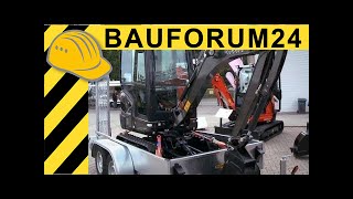 Kubota KX4 Minibagger Serie im Detail Walkaround NordBau [upl. by Nichols]