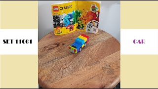 2  Car  Lego Classic  Set 11001  Stop Motion [upl. by Myrtia448]