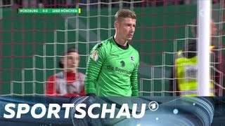 DFBPokal 1860 besiegt Würzburg im Elfmeterschießen  Sportschau [upl. by Georgeta]