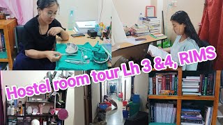 Medical college hostel room tour Lh 3amp4 RIMS Imphal  some random questions with friends 🙂 [upl. by Emilia450]