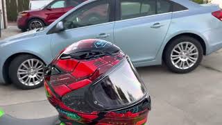 Shoei Rf 1400 Helmet personal opinion With transition shield [upl. by Rusticus660]