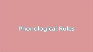 Phonological Rules Assimilation Dissimilation Insertion Deletion [upl. by Einner264]