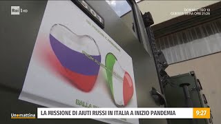 La missione di aiuti russi in Italia ad inizio pandemia  Unomattina  31032022 [upl. by Kimberli]