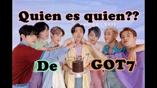 Quién es Quién de GOT7 Ahgase Junior 1era Parte [upl. by Adamson181]