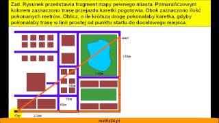 Twierdzenie Pitagorasa  Zadanie praktyczne  Matfiz24pl [upl. by Ares990]