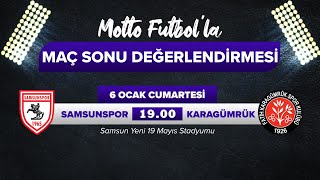 Samsunspor  Fatih Karagümrük Maç Sonu Değerlendirmesi [upl. by Savdeep]