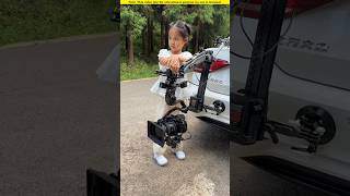 The baby girl is one of the greatest camera men in the world।😱shortvideo amazingfacts [upl. by Neehar391]