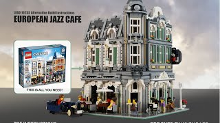 LEGO Assembly Square Alternative Build “ European Jazz Café” [upl. by Schwejda]