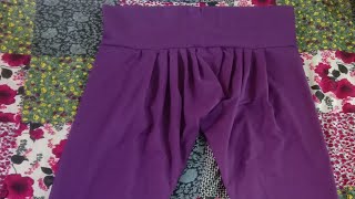 1314 years girls uniform pant cutting in telugu [upl. by Eemla]