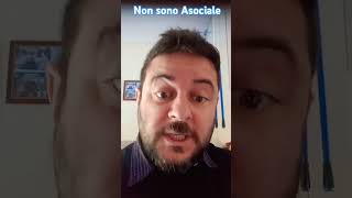 Non sono Asociale frasedelgiorno frasi parole pensieri riflessioni social video short [upl. by Rabassa]