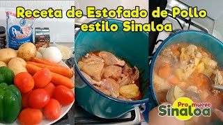 Estofado de Pollo estilo Sinaloa receta [upl. by Attenahs]