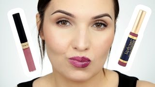 💄 NAJTRWALSZE POMADKI NA ŚWIECIE  Lipsense VS Max Factor Lipfinity  TEST APLIKACJA ZMYWANIE 💄 [upl. by Hayden]