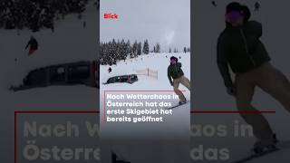 Skigebiet in Österreich hat bereits geöffnet [upl. by Intosh]