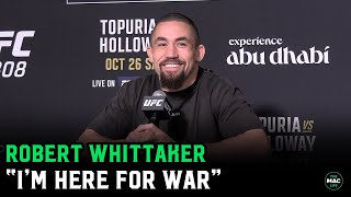 Robert Whittaker on Khamzat Chimaev “I’m ready to sprint for 25 minutes I’m here for war” [upl. by Michal443]