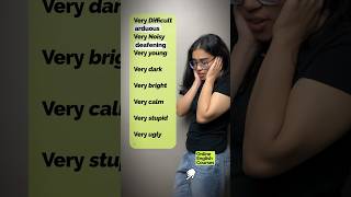 🛑Stop Saying VERY  Learn Advanced English Words shorts stopvery ananya advancedenglish very [upl. by Willumsen201]