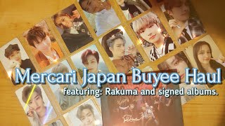 💙Mercari Japan Buyee Haul💙 My first signed albums [upl. by Ekaj]