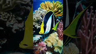 moorish idol fish sea dinosaurbehavior dog [upl. by Cheslie]