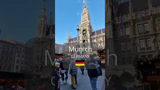 Munich GERMANY 🇩🇪 Beautiful Christmas Market 🎄 [upl. by Anivlek]