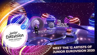 Here are the participants of Junior Eurovision 2020 [upl. by Sikes989]