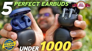 5 Best Earbuds Under 1000 in India 2024 Perfect Earbuds ⚡⚡ Top 5 TWS Under 1000 ⚡⚡ NUUK STROM GO [upl. by Hephzibah]