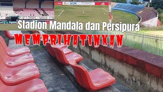 Stadion Mandala Jayapura kondisi memprihatinkan perlu renovasi [upl. by Nov]