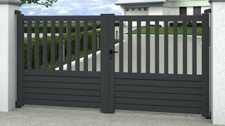 100 METAL FRONT GATE DESIGN FOR YOUR HOME IN 2021 [upl. by Mendie]