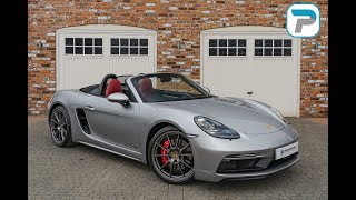 202323 PORSCHE 718 BOXSTER 40 GTS IN GT SILVER METALLIC WITH TWOTONE LEATHER [upl. by Trotta]