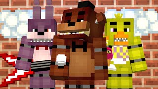 MINE Nights at Freddys  Day 1  FNAF Minecraft Roleplay [upl. by Jorgan]