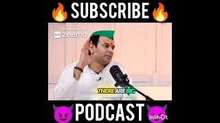 Tej pratap yadav told about Pawan Singh 🔥tejashwiyadav podcast pawansingh hindipodcast shorts [upl. by Carline]