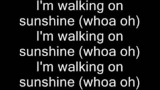 Aly amp AJ Walking On Sunshine wLyrics [upl. by Acysej]