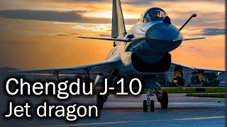 Chengdu J10  Chinese multirole fighter aircraft [upl. by Oirtemed]