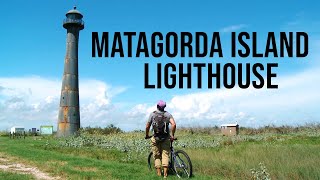 Biking to an ABANDONED Texas lighthouse 🏖️🚲 [upl. by Akemit751]