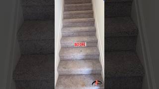 Before amp After Stair Step Carpet Cleaning Service In Atlanta carpetcleaningservice carpetcleaning [upl. by Estas59]