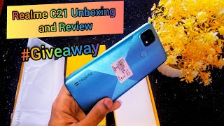 Realme C21 Unboxing  C21 Review Giveaway [upl. by Ugo653]