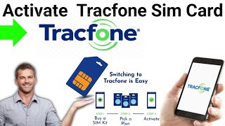 How To Activate Tracfone Sim Card 2024 [upl. by Broeder]