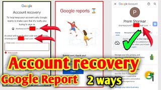 Google Account recovery To help keep your account safe Google wants to make sure that its really [upl. by Ttayw465]